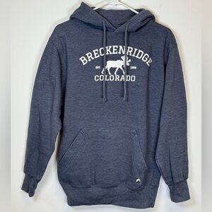 Outfitter Trading Company Breckenridge CO Hoodie Heathered Blue Men’s Sz Small